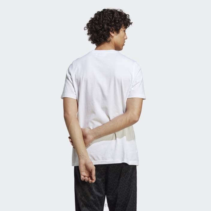 Adidas tricou albastru trifoil adicolor classics bărbați alb/albastru 2JBN6274