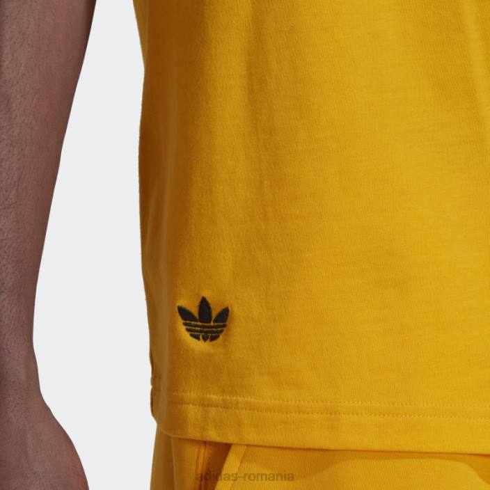 Adidas tricou auriu adicolor neuclassics bărbați aur 2JBN14681