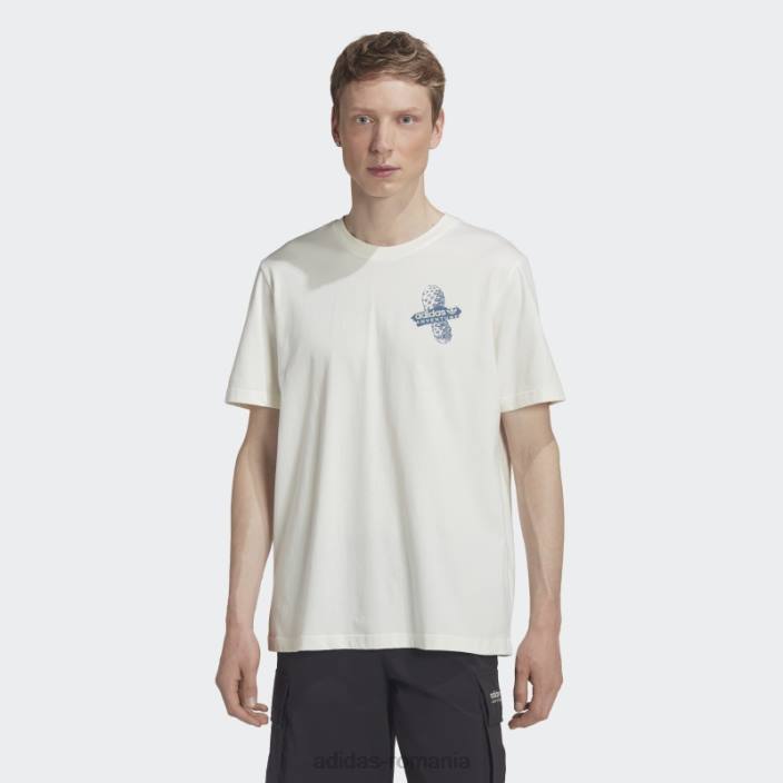 Adidas tricou aventură alb fierbinte bărbați alb 2JBN14851