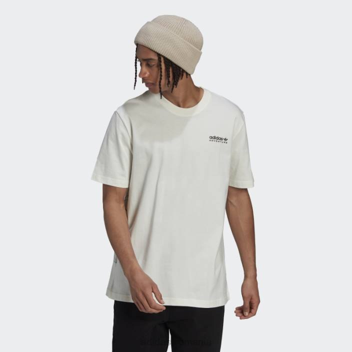 Adidas tricou aventura munte spate alb fierbinte bărbați alb 2JBN14890