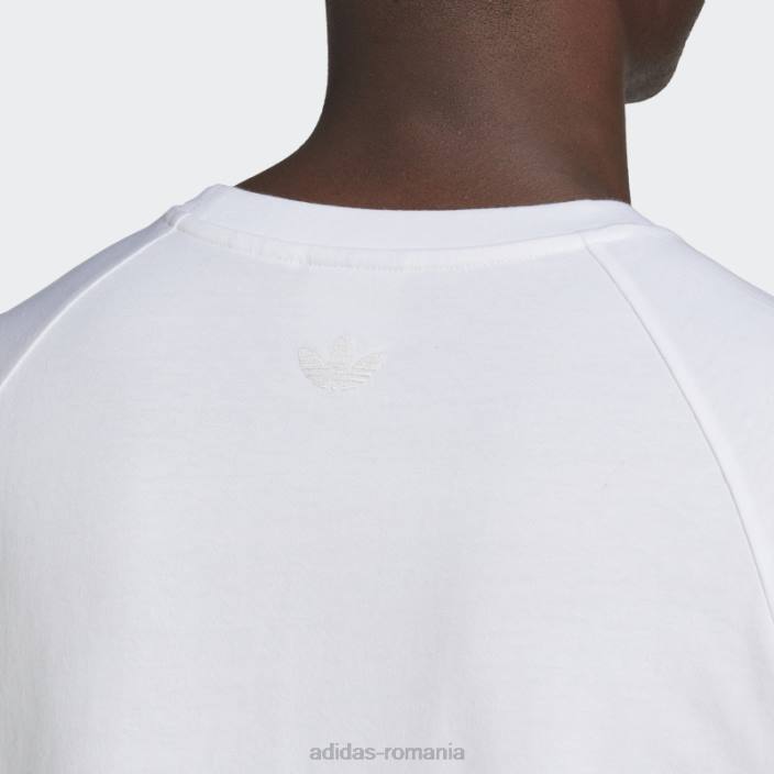 Adidas tricou brodat alb bărbați alb 2JBN7519