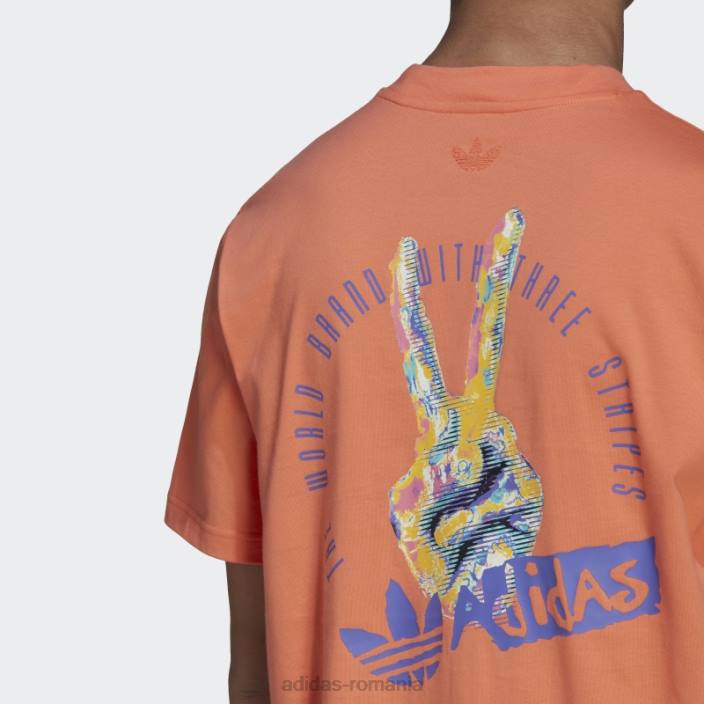 Adidas tricou coral victorie adidas bărbați coral 2JBN7119