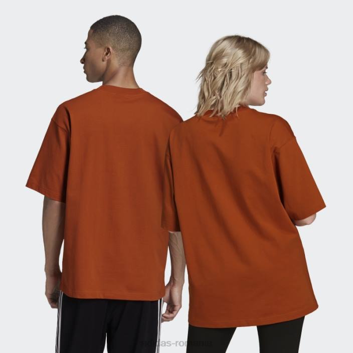 Adidas tricou craft ocru adicolor trefoil (neutru de gen) bărbați ocru artizanal 2JBN15311