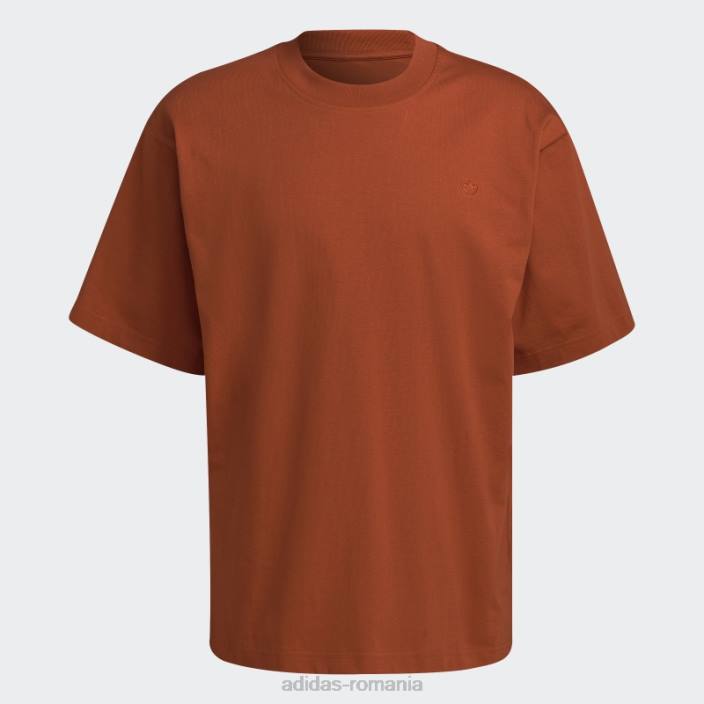 Adidas tricou craft ocru adicolor trefoil (neutru de gen) bărbați ocru artizanal 2JBN15311