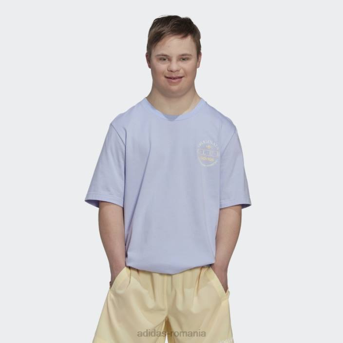 Adidas tricou cu logo club adidas ton violet bărbați ton violet 2JBN1242