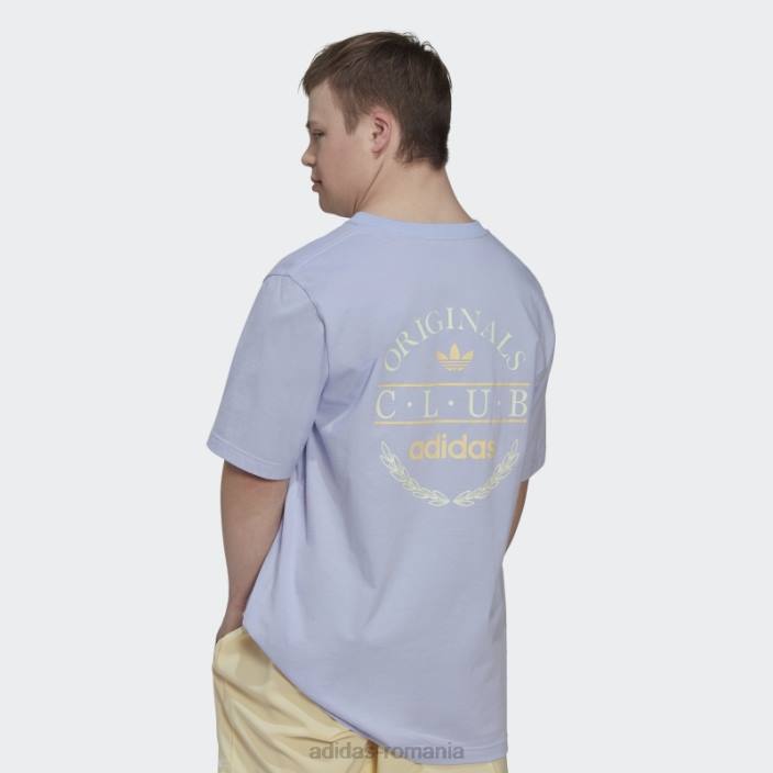 Adidas tricou cu logo club adidas ton violet bărbați ton violet 2JBN1242