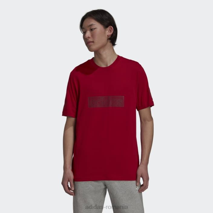 Adidas tricou cu logo sprt roșu victorie fierbinte bărbați roșu victorie 2JBN15116