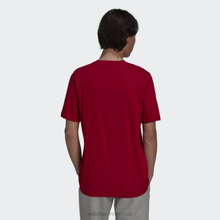 Adidas tricou cu logo sprt roșu victorie fierbinte bărbați roșu victorie 2JBN15116
