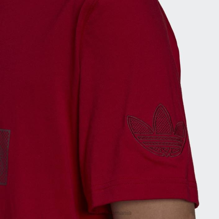 Adidas tricou cu logo sprt roșu victorie fierbinte bărbați roșu victorie 2JBN15116
