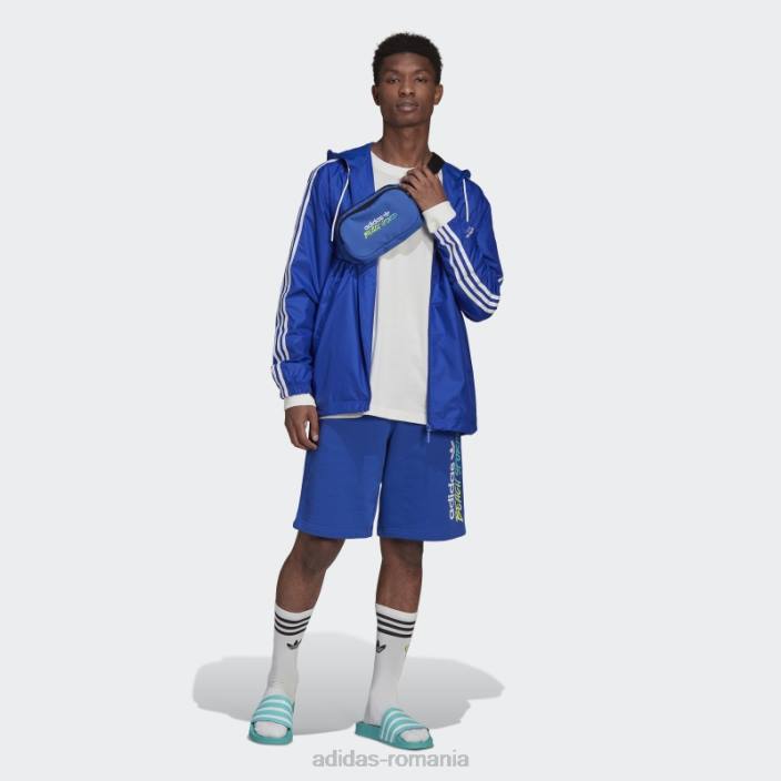 Adidas tricou cu mânecă lungă cu grafic stoked fish alb bărbați alb 2JBN15097