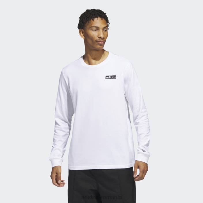 Adidas tricou cu mânecă lungă prieteni de fotbal alb mărar bărbați alb/multicolor 2JBN5759