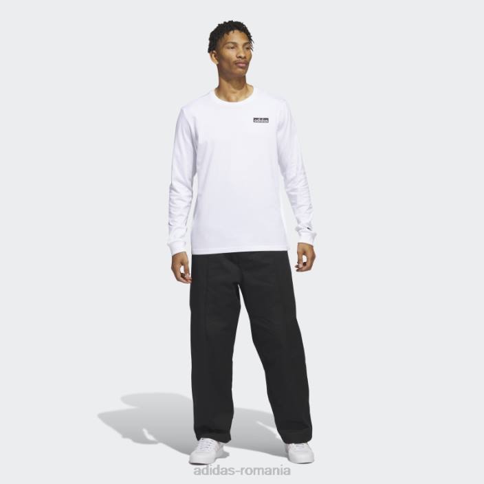 Adidas tricou cu mânecă lungă prieteni de fotbal alb mărar bărbați alb/multicolor 2JBN5759