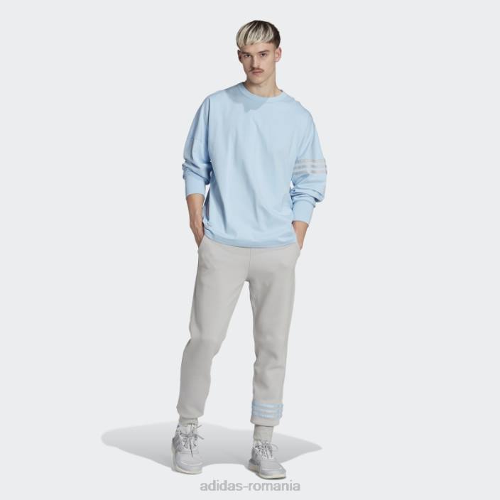 Adidas tricou cu mânecă lungă sky adicolor neuclassics bărbați cer/gri 2JBN7324