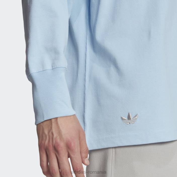 Adidas tricou cu mânecă lungă sky adicolor neuclassics bărbați cer/gri 2JBN7324