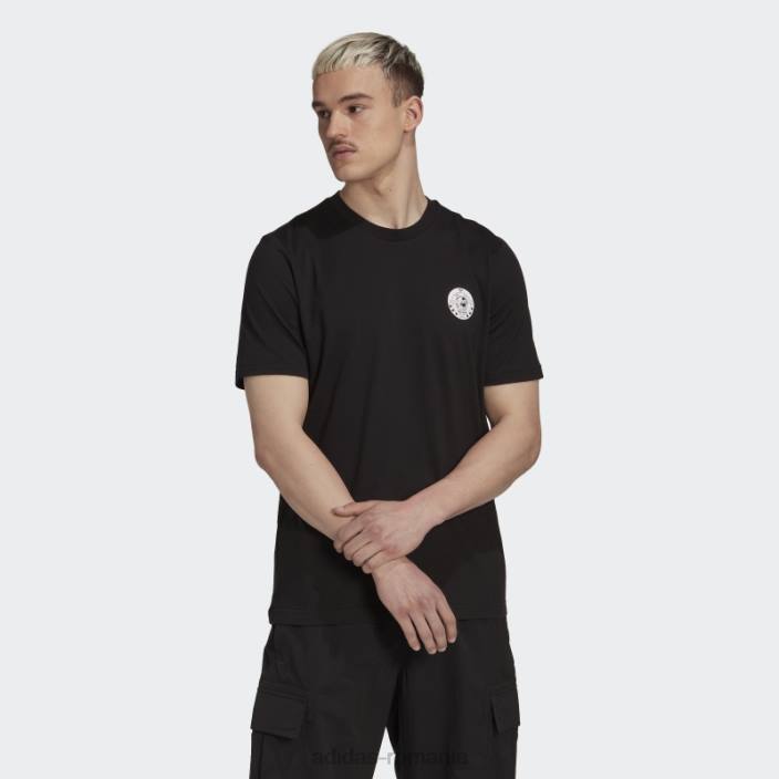 Adidas tricou cu mânecă scurtă grafic Disney negru adidas bărbați negru 2JBN14664