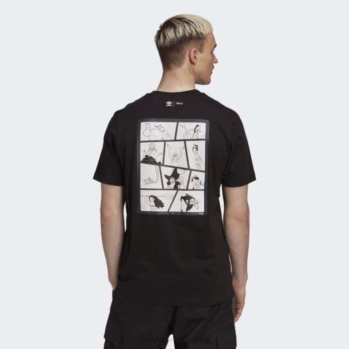 Adidas tricou cu mânecă scurtă grafic Disney negru adidas bărbați negru 2JBN14664