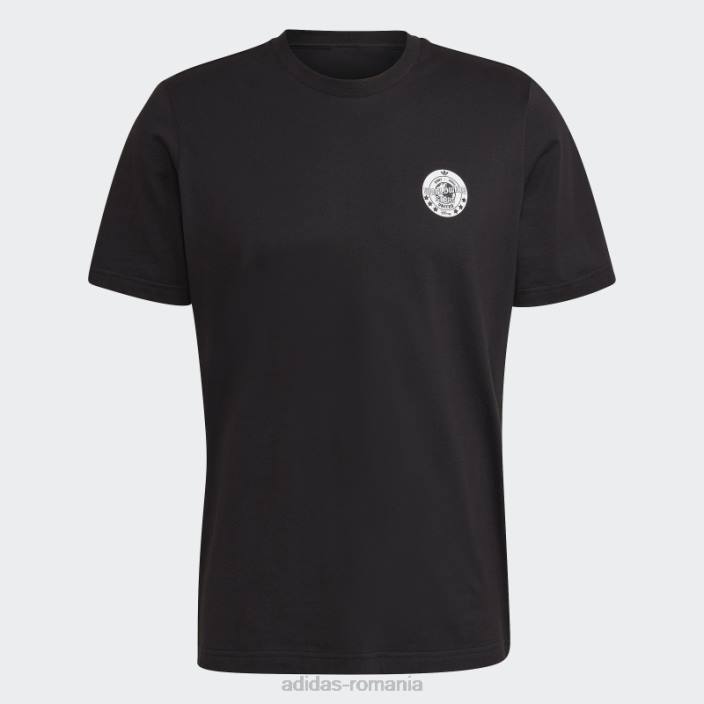 Adidas tricou cu mânecă scurtă grafic Disney negru adidas bărbați negru 2JBN14664