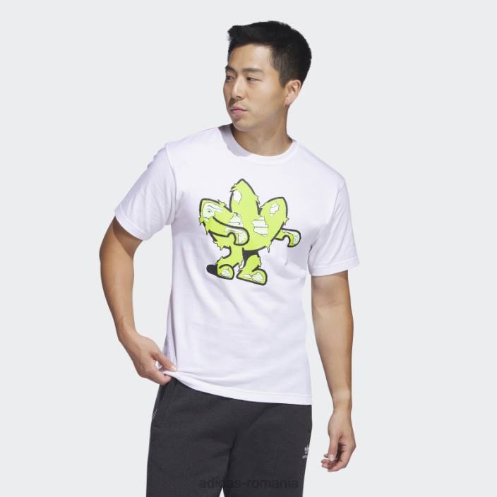 Adidas tricou cu maneca scurta zombie treffy alb bărbați alb/branded-add-m10 2JBN6626