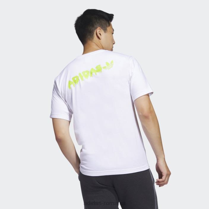 Adidas tricou cu maneca scurta zombie treffy alb bărbați alb/branded-add-m10 2JBN6626
