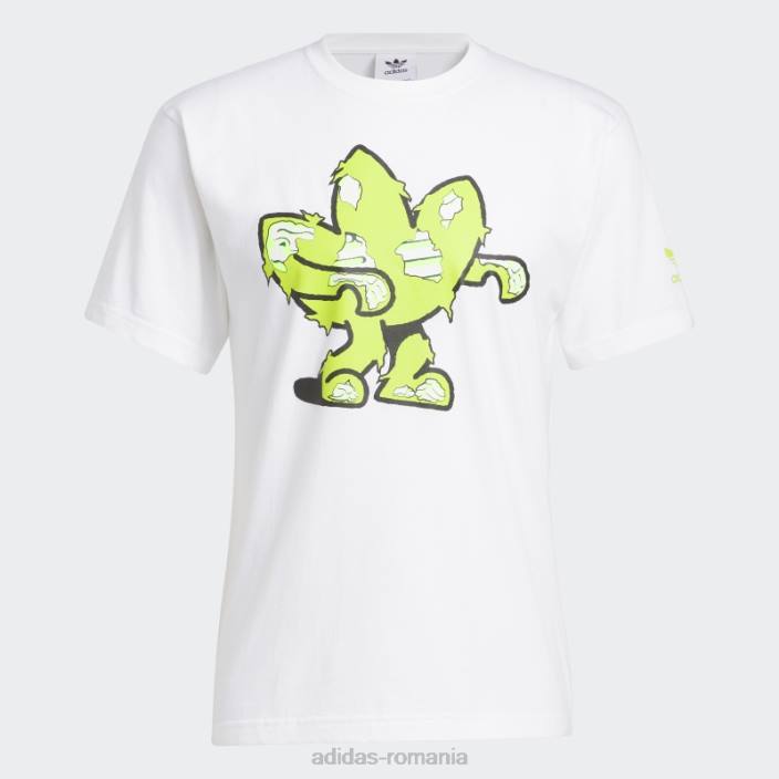 Adidas tricou cu maneca scurta zombie treffy alb bărbați alb/branded-add-m10 2JBN6626