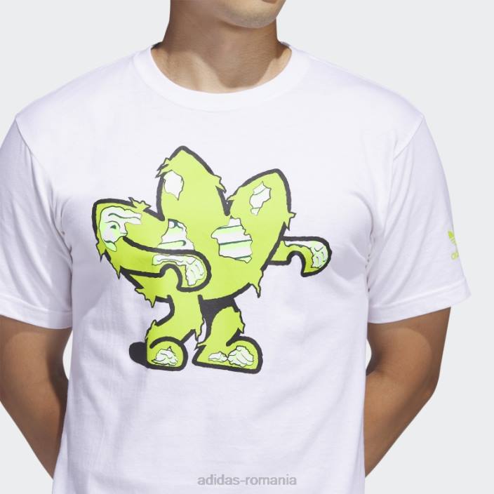 Adidas tricou cu maneca scurta zombie treffy alb bărbați alb/branded-add-m10 2JBN6626