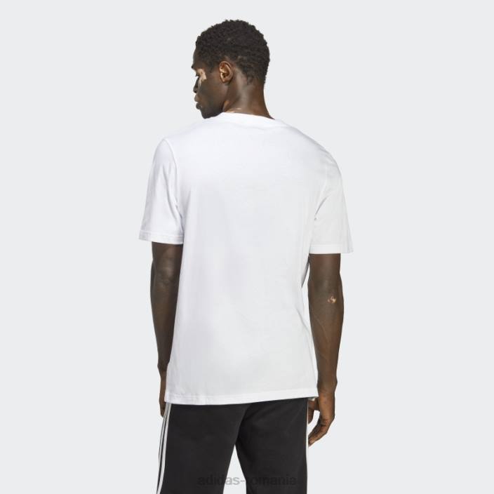 Adidas tricou cu monogramă grafică alb adidas bărbați alb 2JBN13836