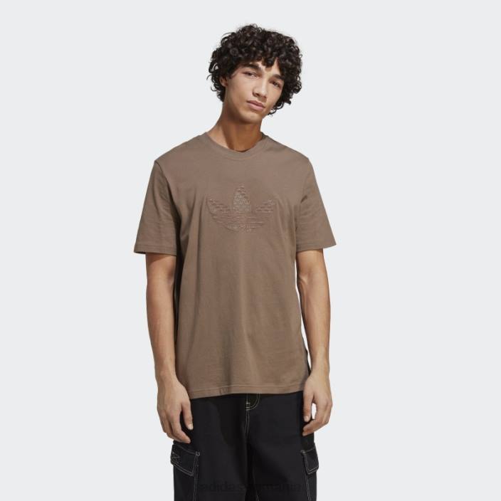 Adidas tricou cu monogramă grafică pământ bărbați Pământ 2JBN13723