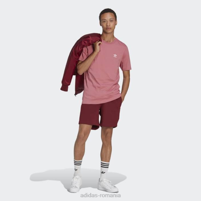 Adidas tricou cu trefoil roz adidas bărbați roz 2JBN7005