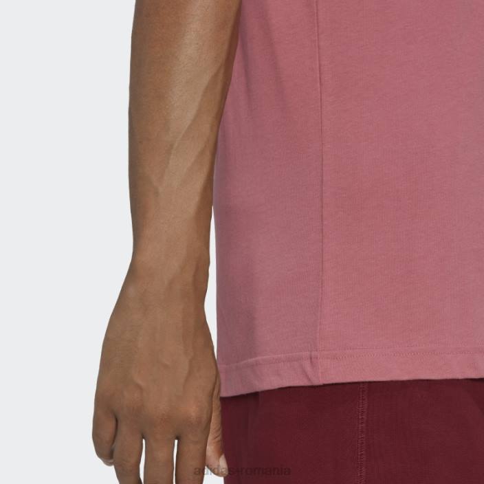 Adidas tricou cu trefoil roz adidas bărbați roz 2JBN7005
