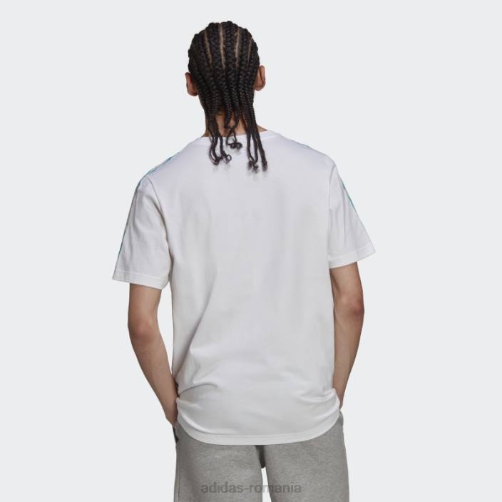 Adidas tricou cu umplutură camo grafică alb bărbați alb 2JBN15248