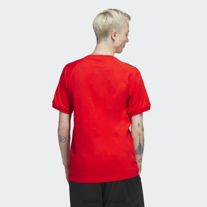 Adidas tricou de pluș adicolor clasics roșu bărbați roșu 2JBN14753
