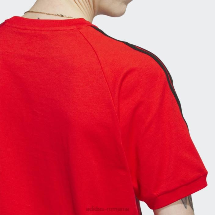 Adidas tricou de pluș adicolor clasics roșu bărbați roșu 2JBN14753