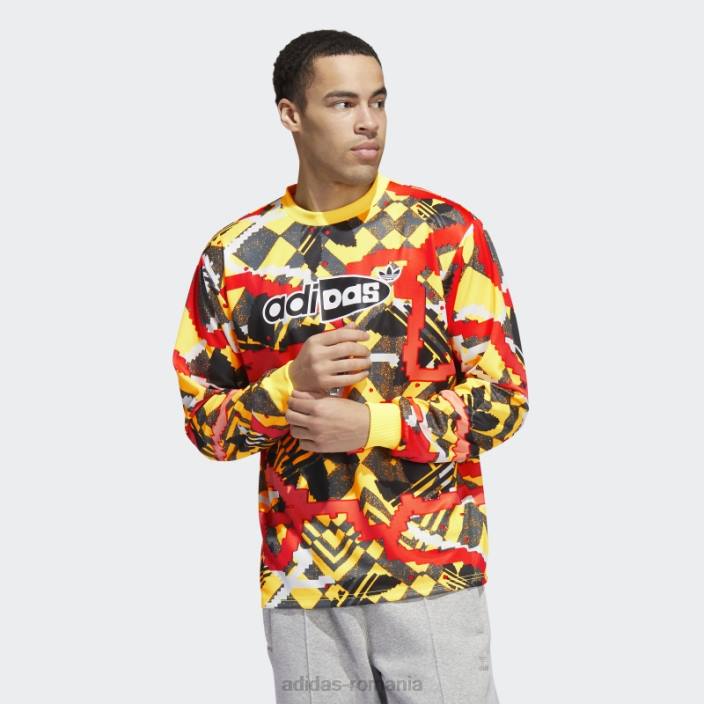 Adidas tricou de portar hipersport galben bărbați galben 2JBN7316
