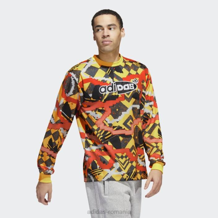 Adidas tricou de portar hipersport galben bărbați galben 2JBN7316