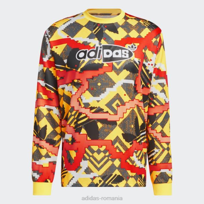 Adidas tricou de portar hipersport galben bărbați galben 2JBN7316