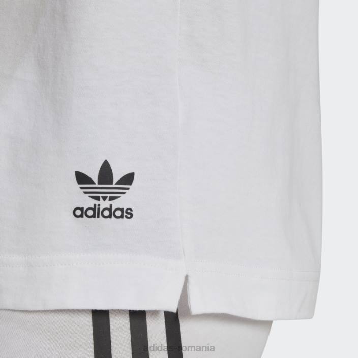 Adidas tricou din bumbac comfort core alb adidas bărbați alb 2JBN5880