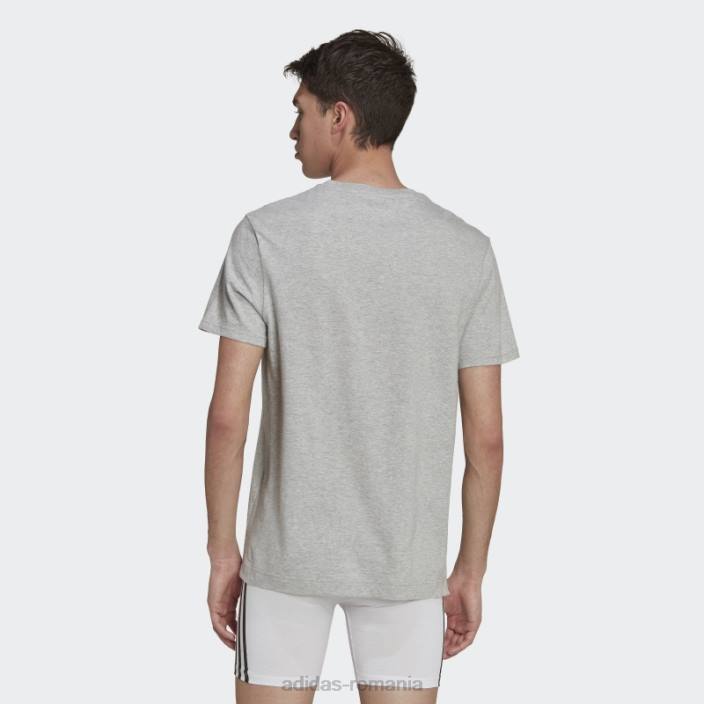 Adidas tricou din bumbac comfort core negru bărbați negru/gri mediu 2JBN5462