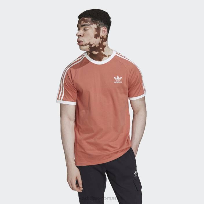 Adidas tricou earth adicolor classics cu 3 dungi bărbați Pământ 2JBN14788