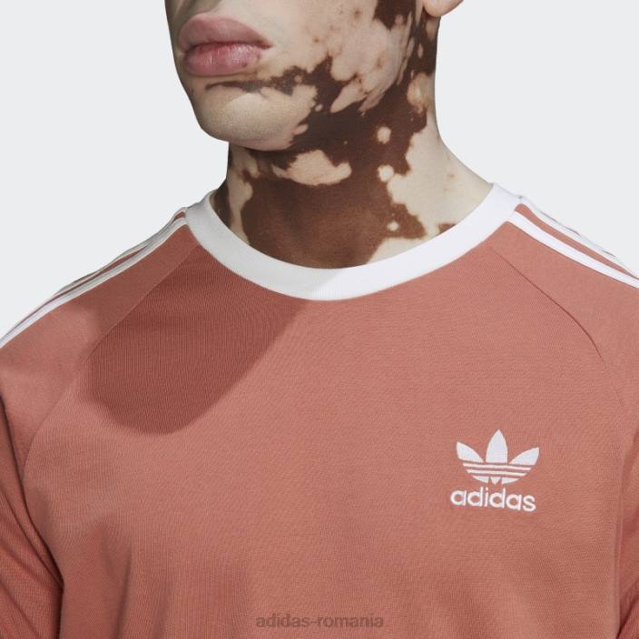 Adidas tricou earth adicolor classics cu 3 dungi bărbați Pământ 2JBN14788
