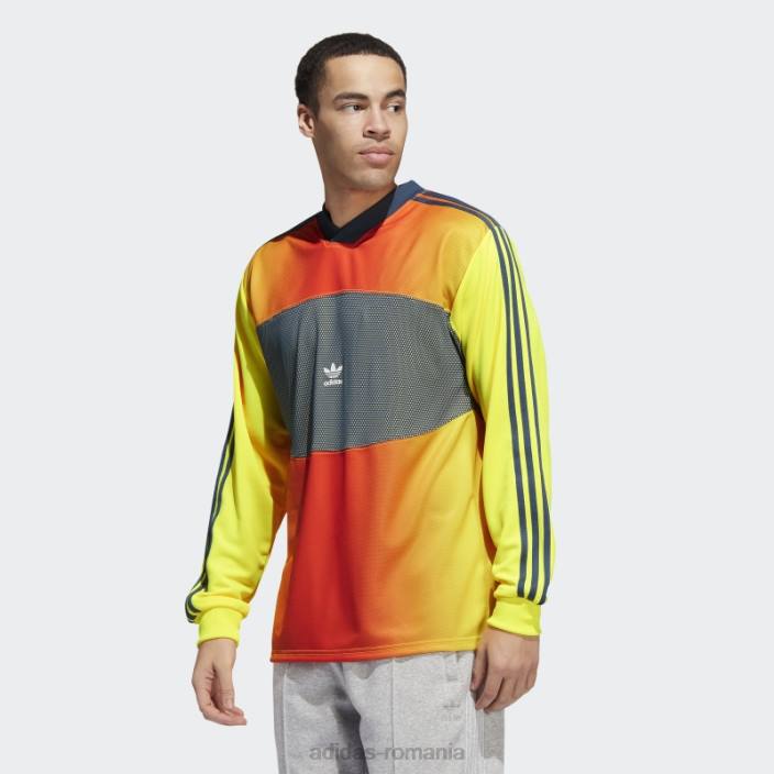 Adidas tricou galben de portar bărbați galben 2JBN7354