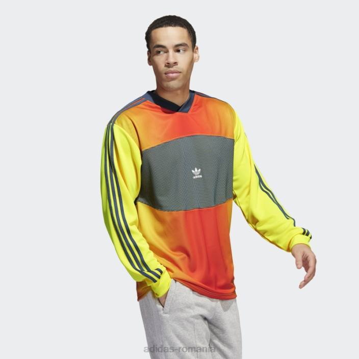 Adidas tricou galben de portar bărbați galben 2JBN7354