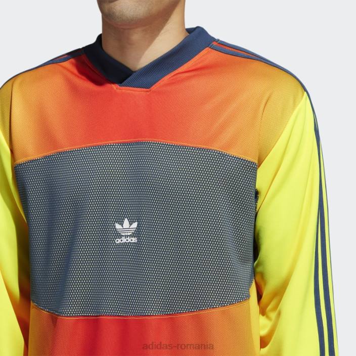 Adidas tricou galben de portar bărbați galben 2JBN7354