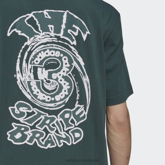 Adidas tricou grafic campus verde mineral bărbați verde mineral 2JBN7130