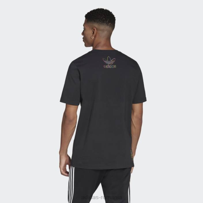 Adidas tricou negru Disney mickey și prieteni goofy adidas bărbați negru 2JBN6969