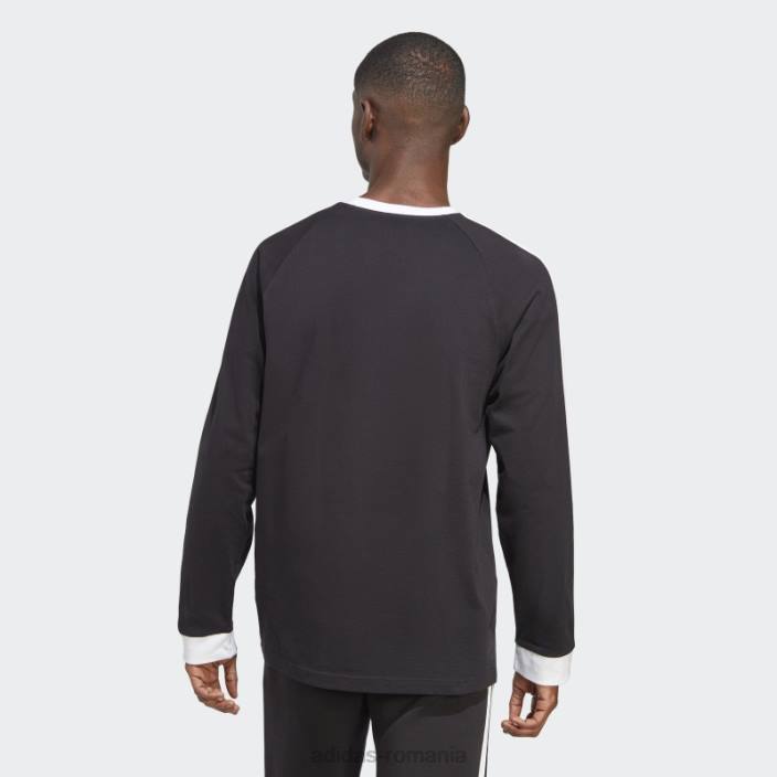 Adidas tricou negru adicolor clasics cu 3 dungi adidas bărbați negru 2JBN867