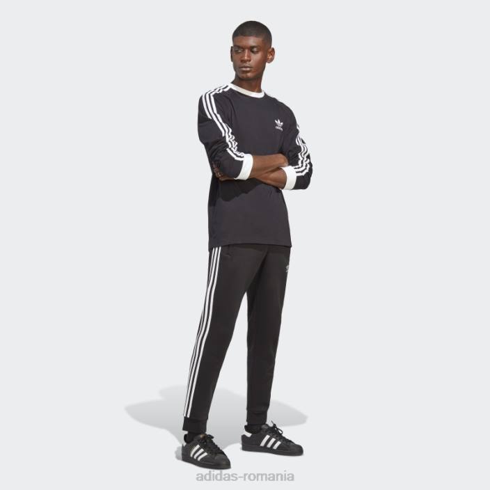 Adidas tricou negru adicolor clasics cu 3 dungi adidas bărbați negru 2JBN867