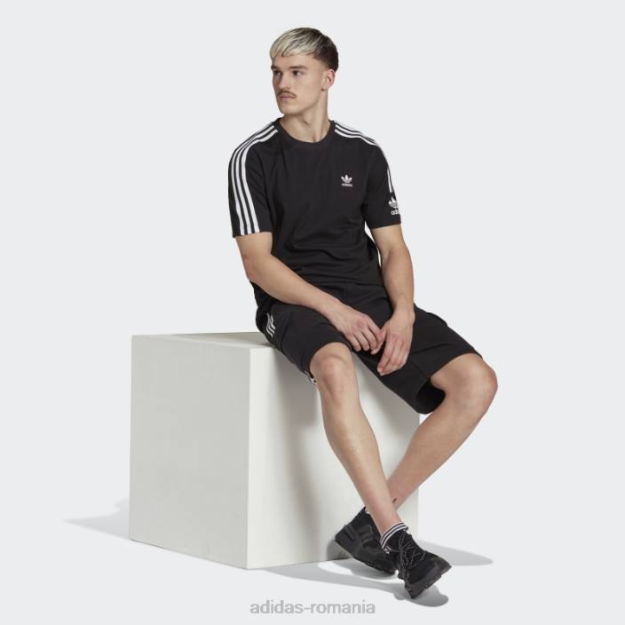Adidas tricou negru adicolor classics trefoil bărbați negru 2JBN13594
