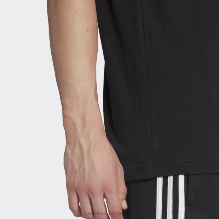 Adidas tricou negru adicolor classics trefoil bărbați negru 2JBN13594