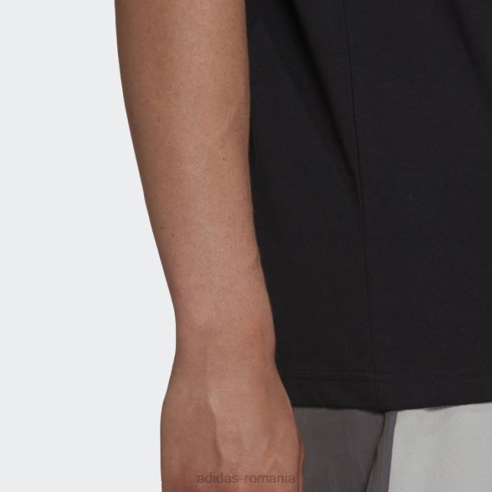 Adidas tricou negru de iarnă aventură fierbinte bărbați negru 2JBN7325