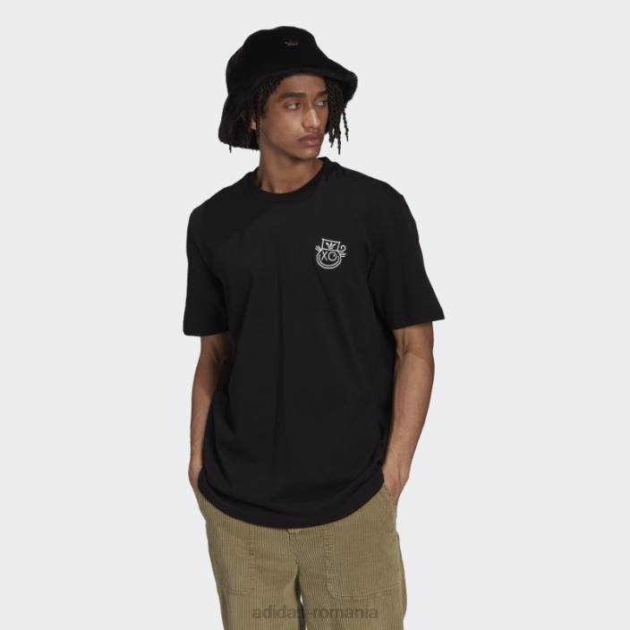 Adidas tricou negru originals x andré saraiva bărbați negru 2JBN7104